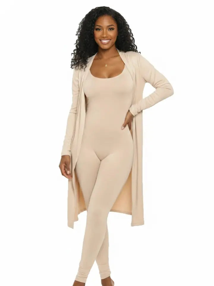 Beige 2-Piece Cargo Set